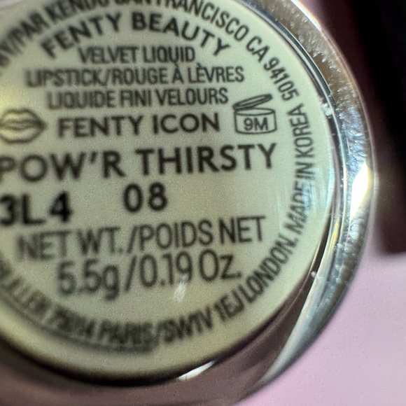Fenty Beauty Pink WATTABRAT Highlighter and POW’R THIRSTY Lipstick - Picture 4 of 12
